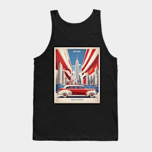 New York City United States of America Tourism Vintage Tank Top